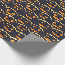 Verzaubertes Jack-O'-Lantern-Schleifpapier Geschenkpapier