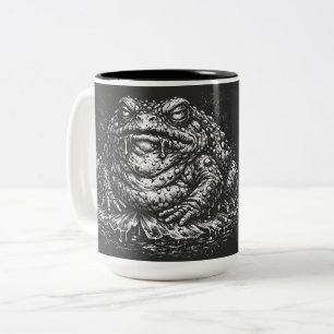 Verzaubertes Krötensiegel von BurnsInHell Zweifarbige Tasse
