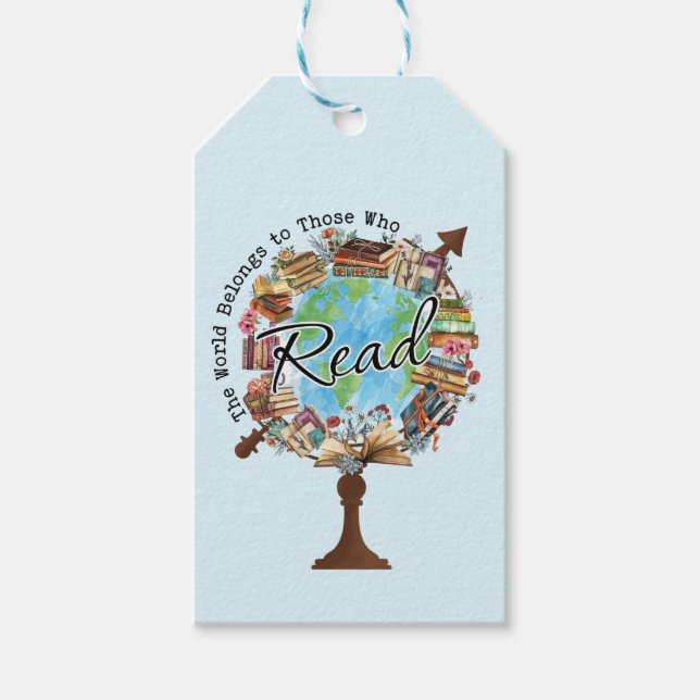 verzaubertes literarisches Geschenk Geschenkanhänger (Vorderseite)