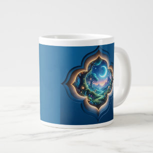 Verzaubertes Mondlicht-Waldportal-Geschenk Jumbo-Tasse