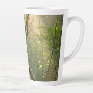 Verzaubertes Sonnenlicht durch gewundene Reben - Milchtasse