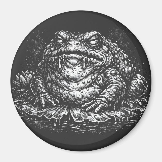 Verzaubertes Toad-Siegel von BurnsInHell Magnet (Vorne)