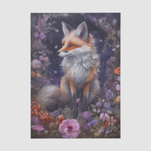 Verzaubertes Wald-Fuchs-Märchenbuch Seidenpapier