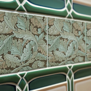 Verzauberung Acanthus William Morris Floral Fliese