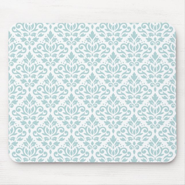 Verzeichnen Sie Enten-Ei-Blau DamastRpt Ptn (b) Mousepad (Vorne)