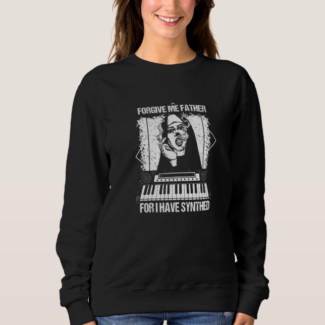 Verzeihen Sie mir Vater, denn ich habe Rauchen Non Sweatshirt (Vorderseite)