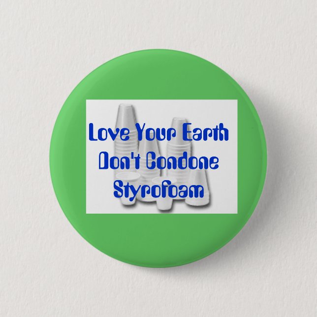 Verzeihen Sie nicht Styroschaum Button (Vorderseite)