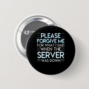 Verzeihen Sie Server des Computersystem-Admin Button