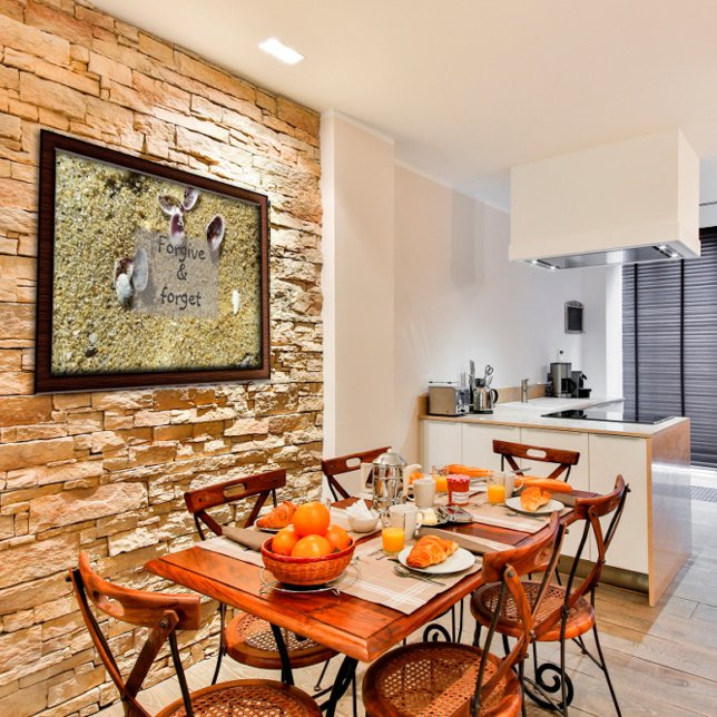 Verzeihen und vergessen Sie Weisheit Sprichwort Po Poster (Von Creator hochgeladen)