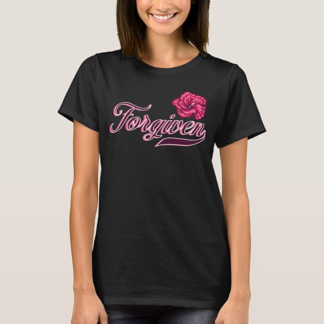 Verzeihter Hibiskus T-Shirt (Vorderseite)