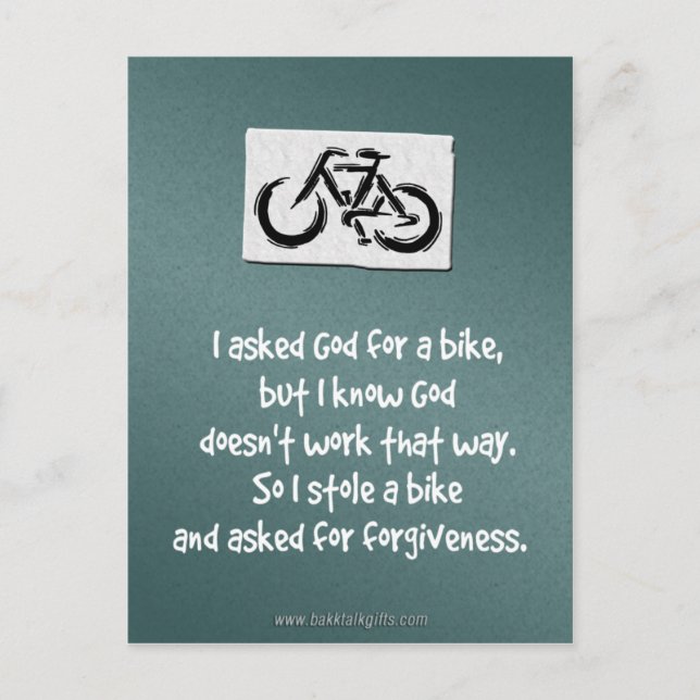 Verzeihung... Postkarte (Vorderseite)