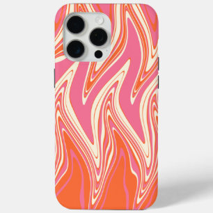 Verzerrt - Pink, Orange und Creme Case-Mate iPhone Hülle