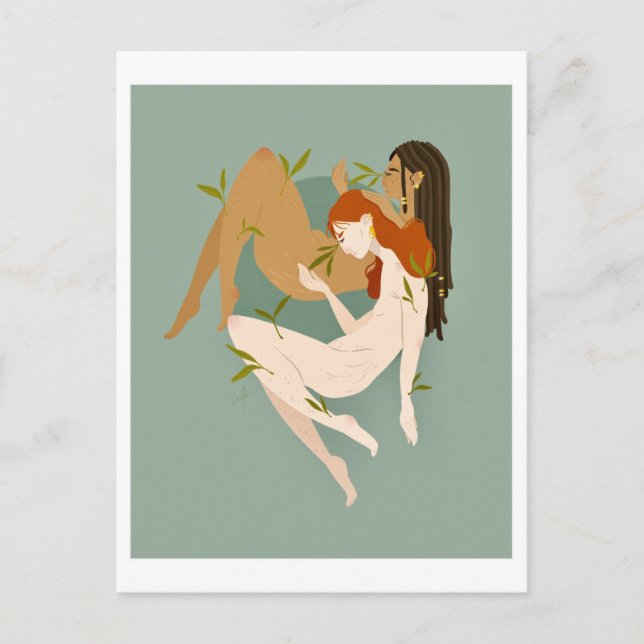 Verzerrte Realität (II) Postkarte (Vorderseite)