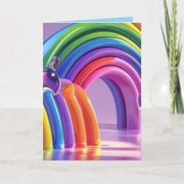 Verzerrte Regenbogen Karte