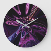 Verzerrte Zeit Lila Kunst