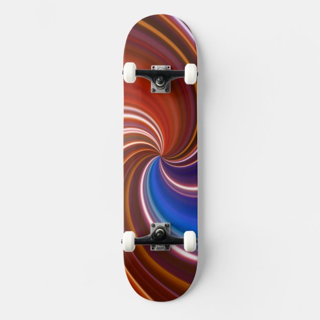 Verzerrung 4-Skateboard-Design Skateboard (Vorderseite)