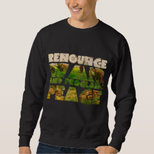 Verzichten Sie auf Krieg und proklamieren Sie Sweatshirt
