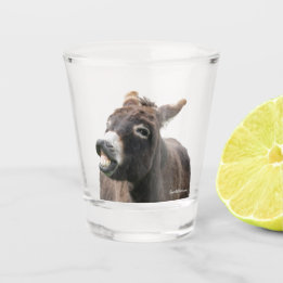 Verziehender Esel Schnapsglas