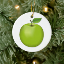 Verzieren Sie grüne Apfelschmuck