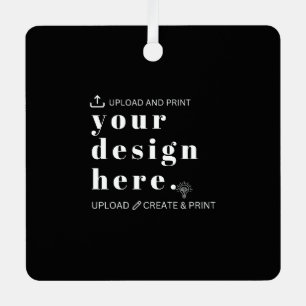 Verzieren Sie Ihren Design-Upload Metallquadrat Ornament Aus Metall