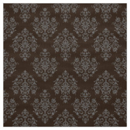 Verziert Barockbraun Damasmuster Stoff