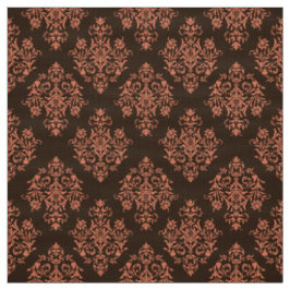 Verziert Barockbraun Damasmuster Stoff