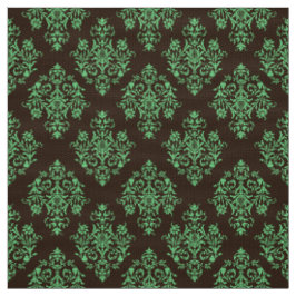 Verziert Barockbraun Damasmuster Stoff