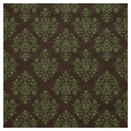 Verziert Barockbraun Damasmuster Stoff