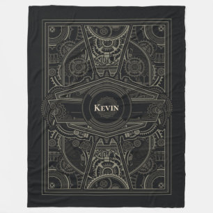 Verziert Gearhead Steampunk Fleecedecke