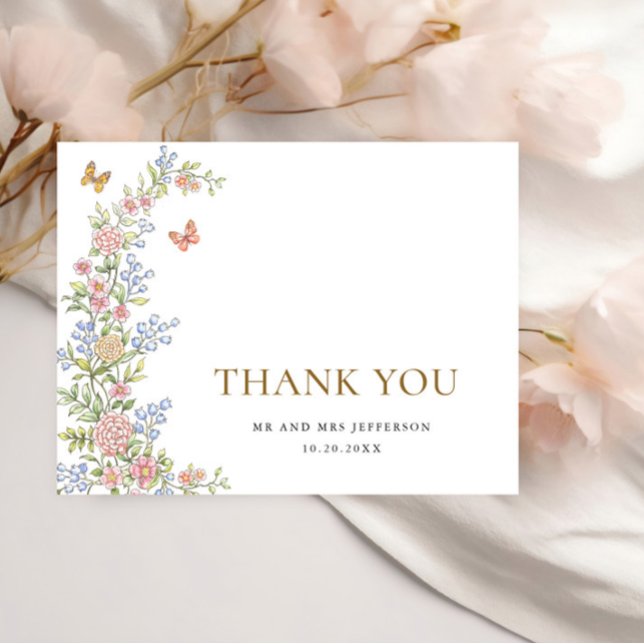 Verziert Grace Pastel Blush Bloral Wedding Vielen  Postkarte (Von Creator hochgeladen)