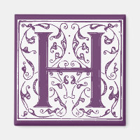 Verziert H Monogramm
