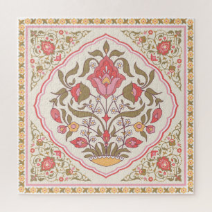 Verziert Oriental: florales Design.