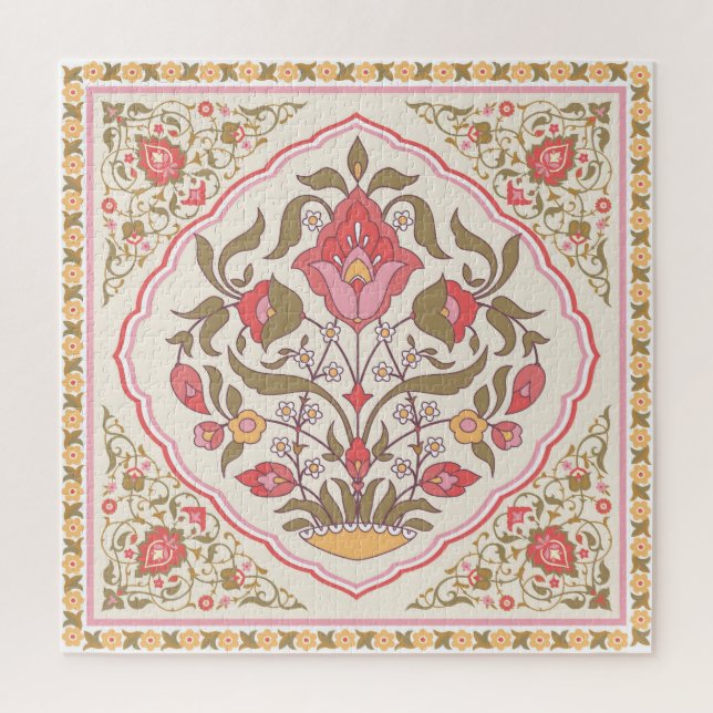 Verziert Oriental: florales Design. (Vertikal)