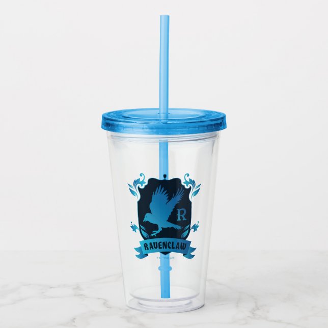 Verziert RAVENCLAW™ House Wappen Acryltrinkbecher (Vorderseite)