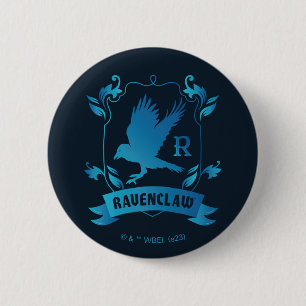 Verziert RAVENCLAW™ House Wappen Button