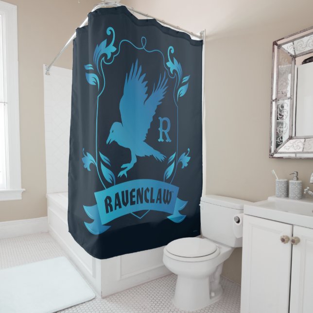 Verziert RAVENCLAW™ House Wappen Duschvorhang (Beispiel)
