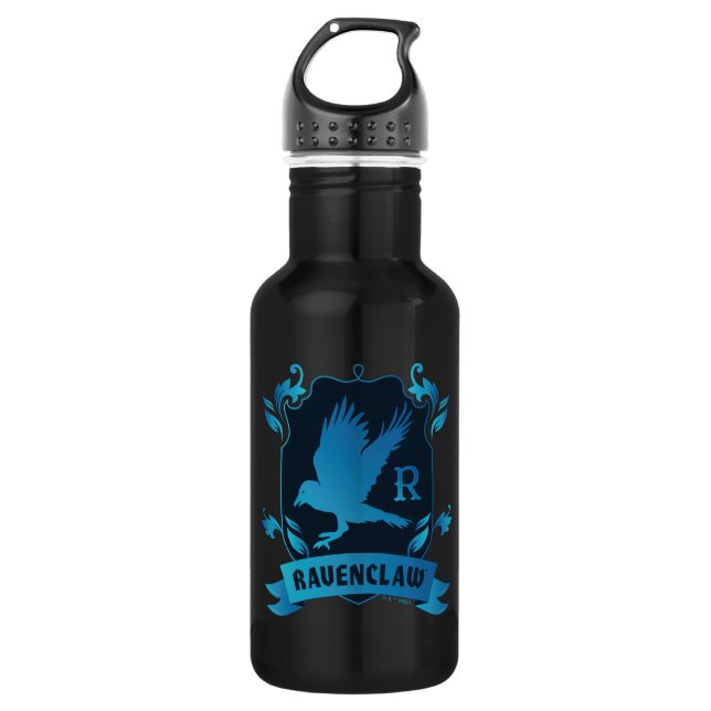 Verziert RAVENCLAW™ House Wappen Edelstahlflasche (Vorderseite)