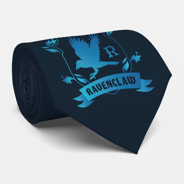 Verziert RAVENCLAW™ House Wappen Krawatte (Gerollt)
