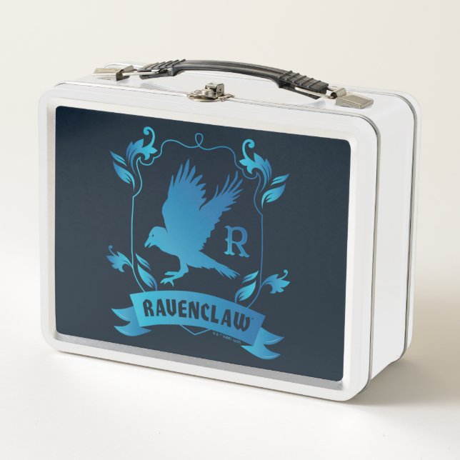 Verziert RAVENCLAW™ House Wappen Metall Brotdose (Vorderseite)