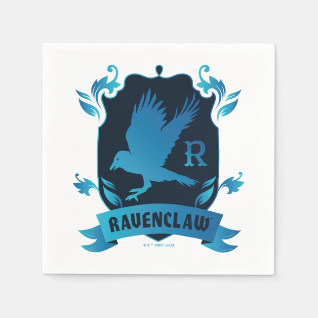 Verziert RAVENCLAW™ House Wappen Serviette (Vorderseite)