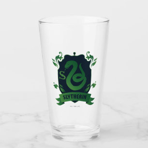 Verziert SLYTHERIN™-Wappen Glas