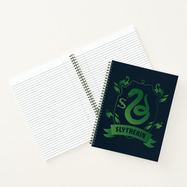 Verziert SLYTHERIN™-Wappen Notizbuch (Innenseite)