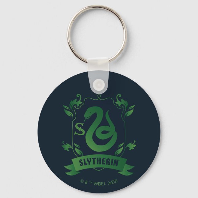 Verziert SLYTHERIN™-Wappen Schlüsselanhänger (Vorderseite)