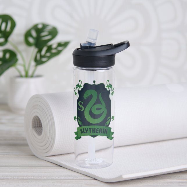 Verziert SLYTHERIN™-Wappen Trinkflasche (Yoga)