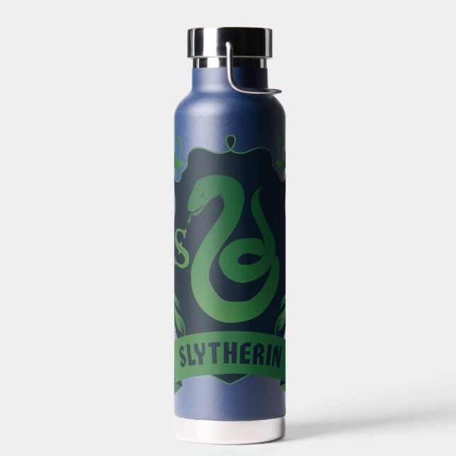 Verziert SLYTHERIN™-Wappen Trinkflasche (Links)