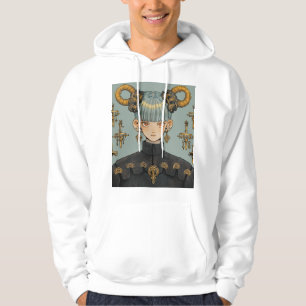 Verziert Steampunk Fantasy Anime Girl Hoodie