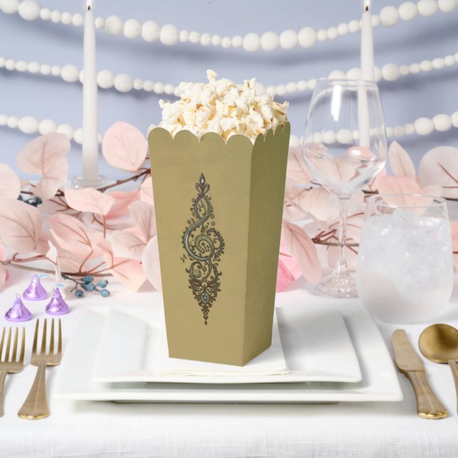 Verziert Treble Clef Geschenkschachtel (Hochzeit)