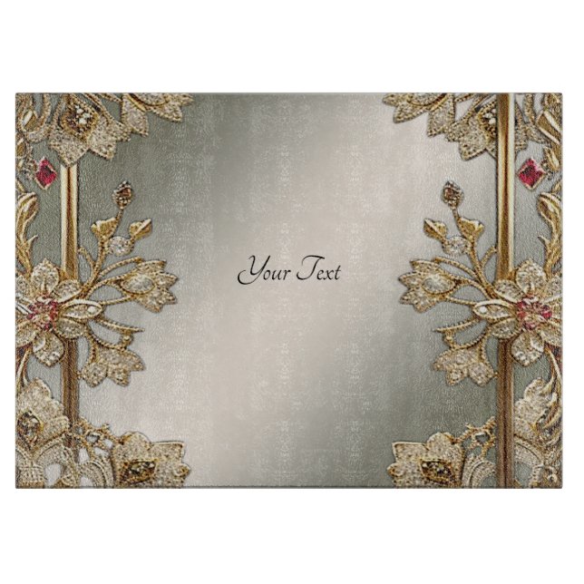 Verzierte Bläschenplatine Schneidebrett (Vorderseite)