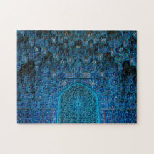 Verzierte Blaue Moschee Räume Jigsaw Puzzle