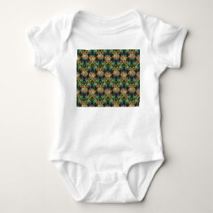 Verzierte Blume Baby Strampler